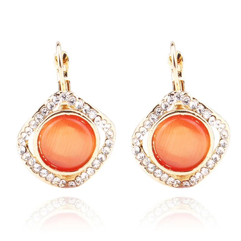 Классические серьги в европейском и американском стиле лето 2020 3 цвета