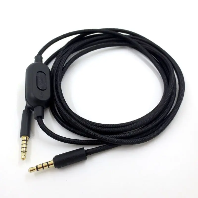 

Portable Headphone Cable Cord Line for Lo-gitech GPRO X G233 G433 Earphone C7AB