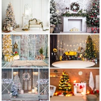 vinyl christmas day indoor theme photography background christmas tree children backdrops for photo studio props 712 chm 123