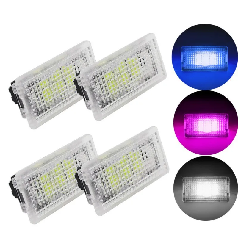 

Car Bright LED Bulbs Light Kit Trunk Frame Light For Tesla Model 3XS Easy Plug Decoration Interior Lamp 2/4 Pcs Auto Accessories