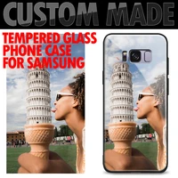 custom made diy glossy customized print photo phone case for samsung galaxy s8 s9 s10e s21 s20 s20fe ultra plus note 20 8 9 10