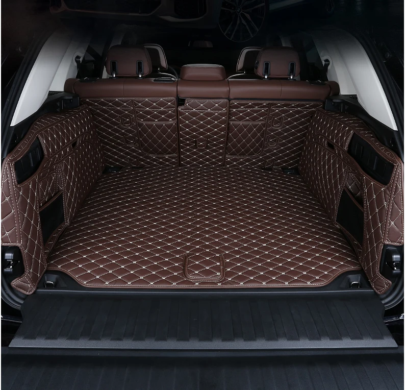 Волокнистый Кожаный Автомобильный Коврик для багажника bmw x5 2019 2020 2021 G05