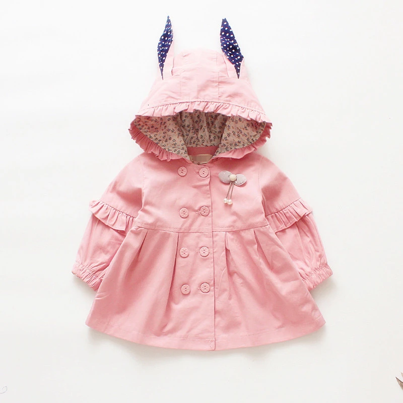 Осенние детские куртки в европейском стиле; модное manteau enfant fille; милое пальто и куртки в горошек для девочек; Casaco Menina; сезон весна - Цвет: As picture