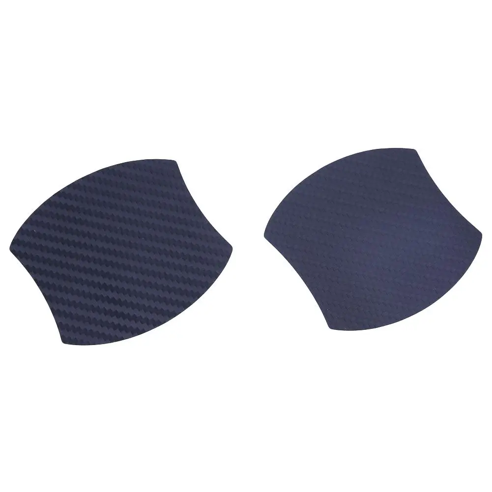 4 шт. Серебристые черные дверные ручки устойчивые к царапинам из углеродного