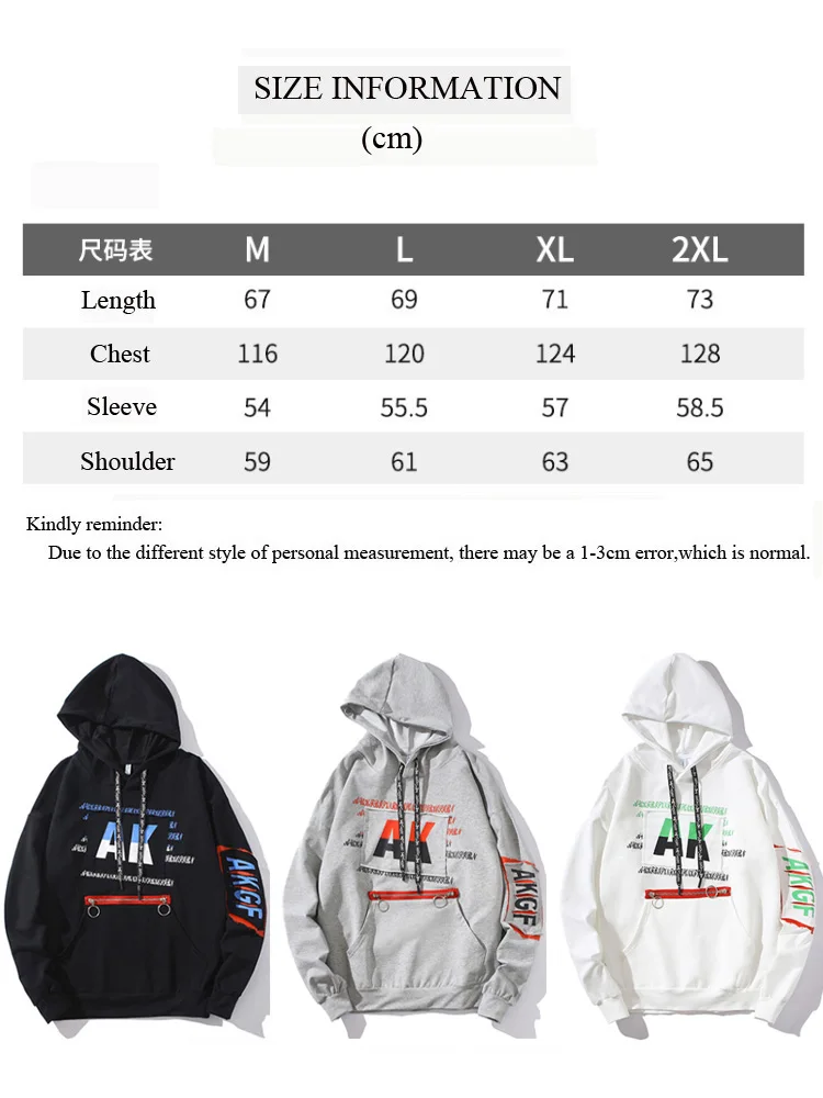 

Mens 2019 New Autumn Collection Hoodies New Fashion Cotton with Spandex Top Tees Casual Hip Hop Streetwear