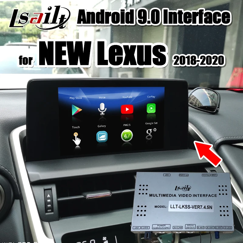 Мультимедийный видеоинтерфейс PX6 CarPlay/Android для Lexus NX LX ES LC GS GX 2018 20 с android auto YouTube от