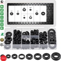 rubber grommet assortment kit electrical conductor gasket ring set for wireplug and cableindustrial hardware grommet kits