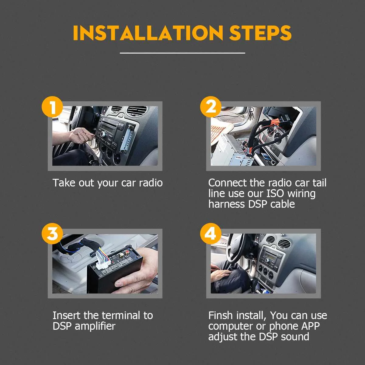 6800W Автомобильный домашний аудиоусилитель мощности 4 канала 12V Цифровой усилитель для сабвуфера в автомобилях.