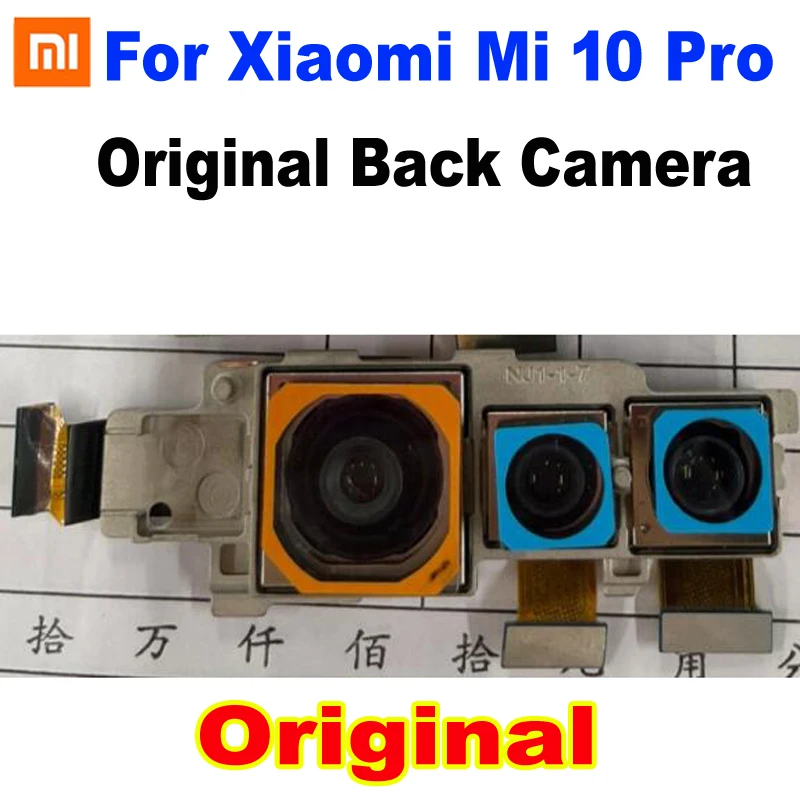 

Оригинальная большая задняя камера для Xiaomi Mi 10 Pro Mi10 Pro 10Pro Основная камера заднего вида Модуль гибкий кабель Замена телефона