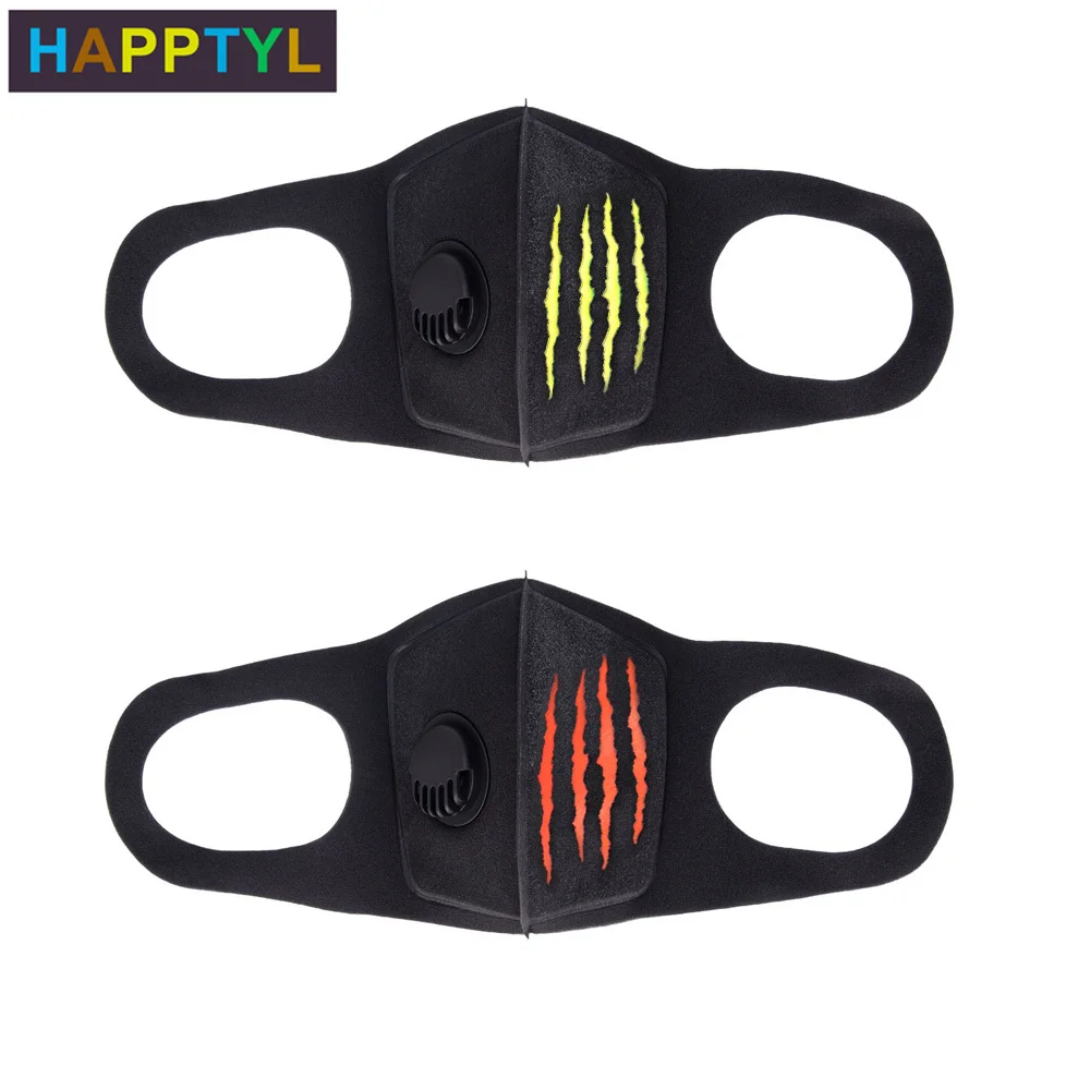 HAPPTYL респираторная Пылезащитная маска Monster Claw Mark для мужчин и женщин Анти туман