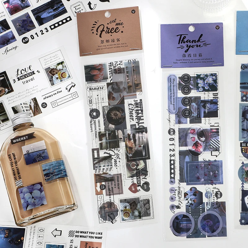 

2 листа/упаковка, декоративные наклейки для альбома