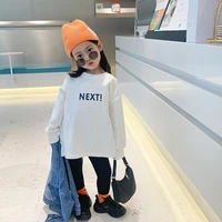 white spring autumn tops letter hoodies girls sweatshirts jacket coat kids%c2%a0overcoat outwear teenager high quality