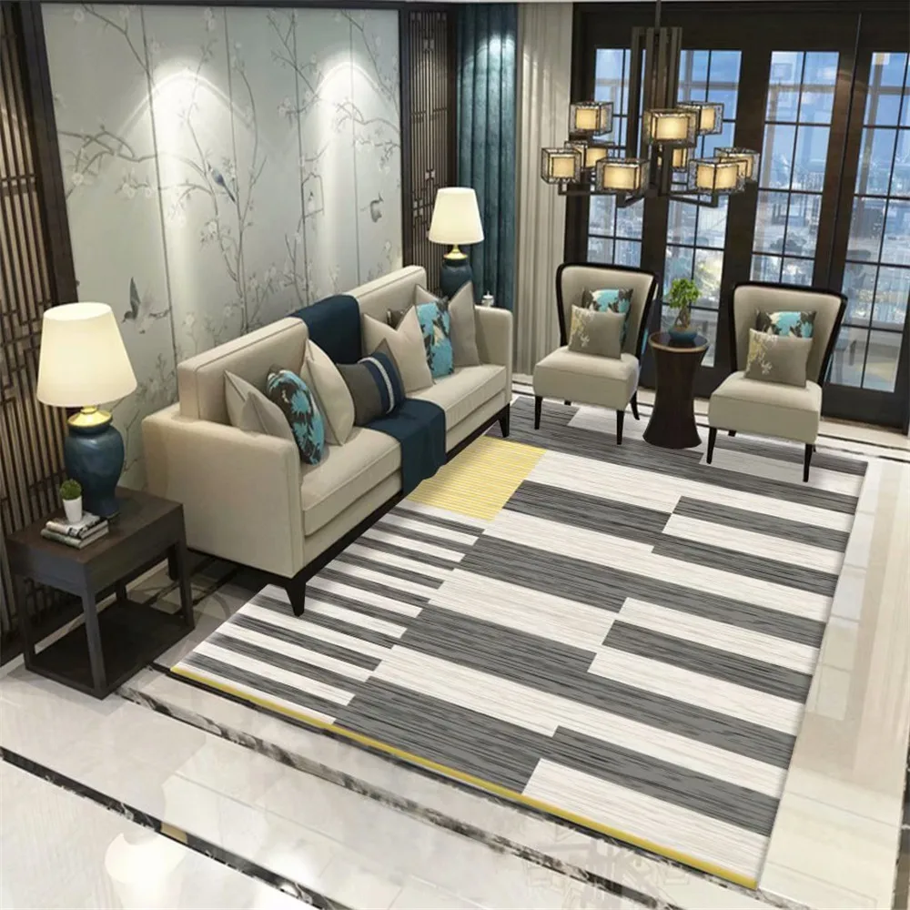 3D ковер для гостиной домашние коврики с геометрическим узором спальни