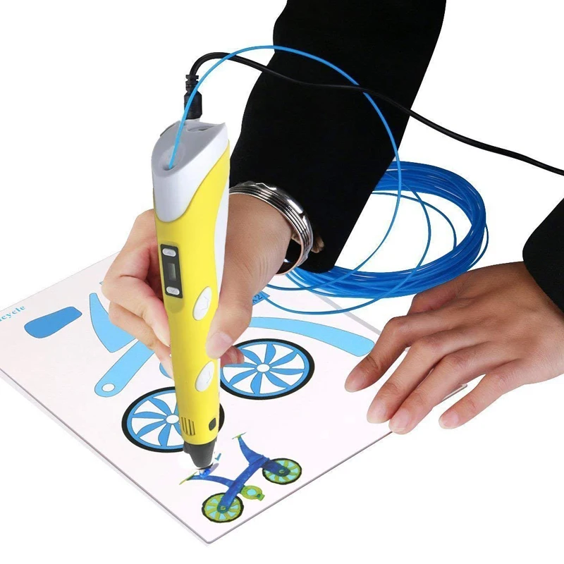 Ручка для 3d печати TIPTOP маркеры рисования с USB пла нить детей подарки