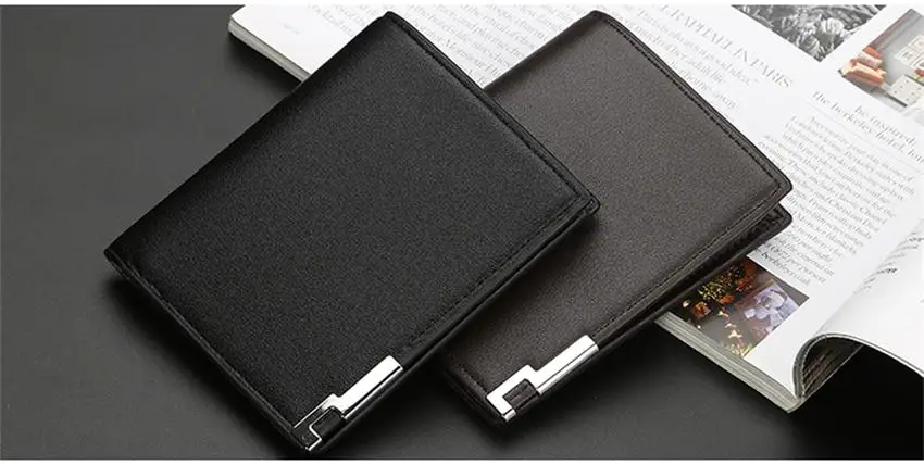 Мужской короткий кошелек высокого качества Billfold для подростка PU кожаные кошельки бумажник многофункциональные кошельки владельцы кредитных карт