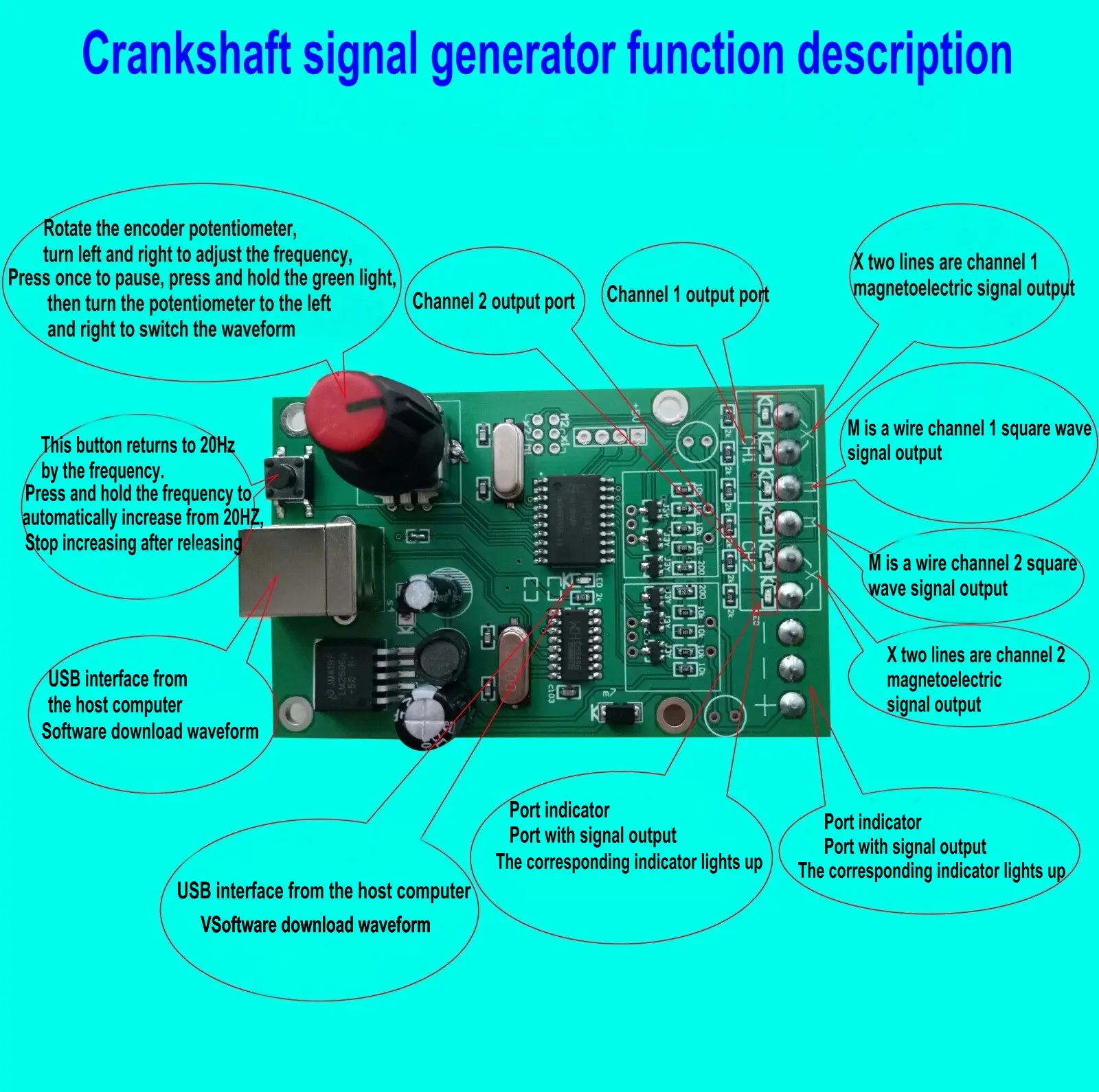 Симулятор сигнала синхронизации автомобильного коленчатого вала