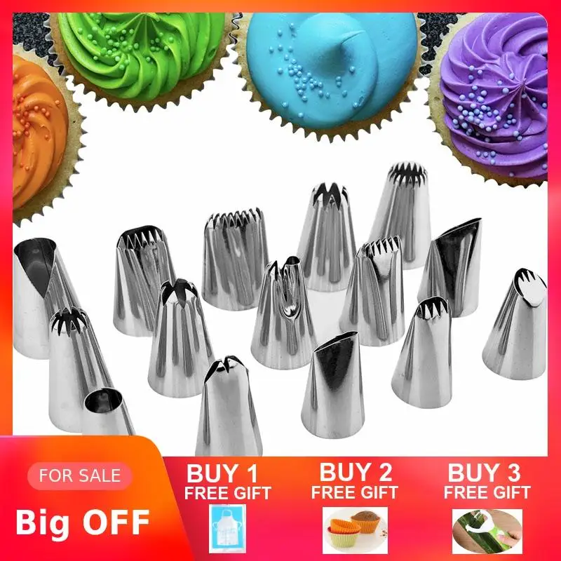 15 шт./компл. сопла обледенение трубопроводов крем новая форма украшения торта