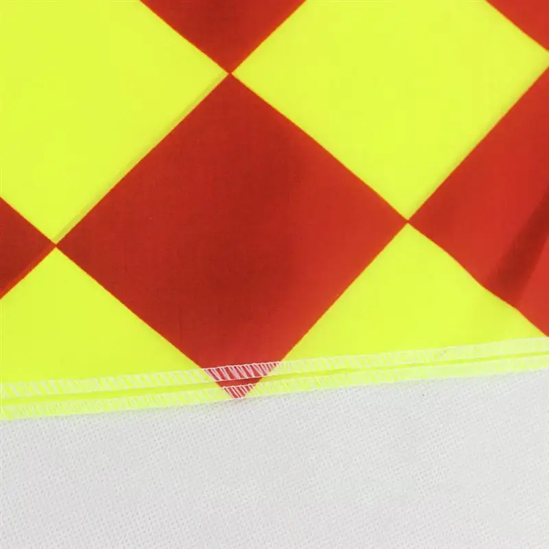 2 шт. патрульный флаг ручной границы футбольного судьи перманента рефери