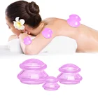Силиконовые баночный массаж тела чашки вакуумный массаж для лица терапии набор на присоске вакуум-экстрактор вакуумное средство против целлюлита баночный массаж чашки