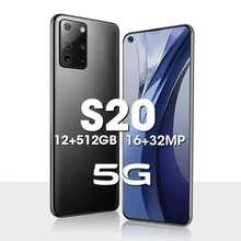 New S20 Smartphone 12GB RAM 512GB ROM Triple Rear Camera Deca Core Cell Phone 5000mAh Battery 4G 5G Global Version Mobile Phones (4)