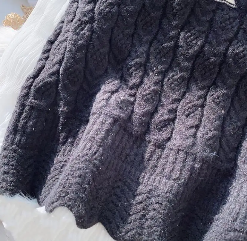 

Women's 2020 fashion high quality large knitted vest sweater Vintage sleeveless side breathable women's Vest Fashion Top