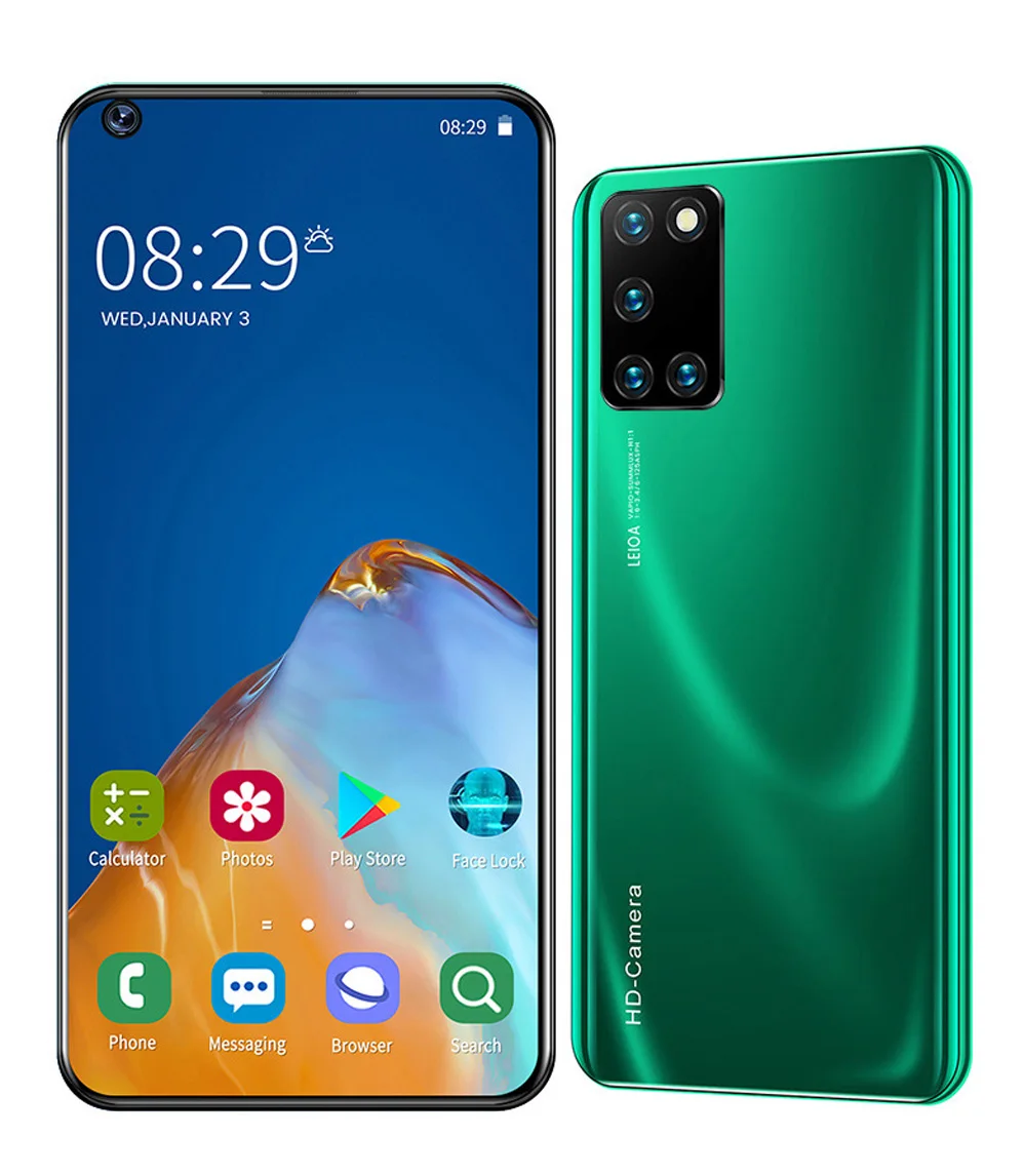 7 2 дюймов p47 смартфон network global доставить Snapdragon 855 плюс телефонов celulares 12 ГБ 512 Octa Core 4G