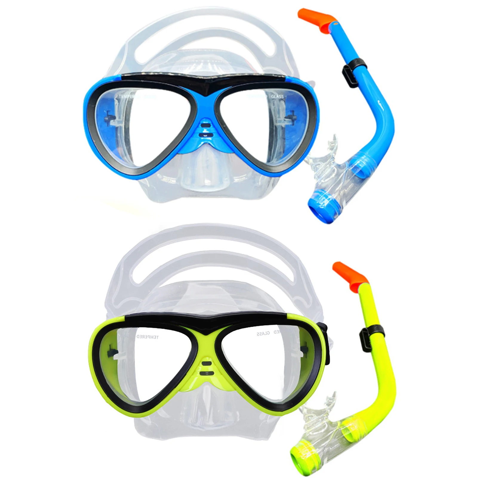 

Swimming Diving Snorkel Goggles Set Adult Kids Diving Mask Snorkel Tube Kid Adults Diving Goggles With Breathing Tube