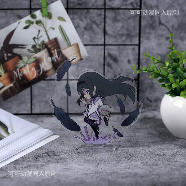 Аниме Puella Magi Мадока Magica Akemi Homura Tomoe Mami Сакура косплей фигурка на акриловой