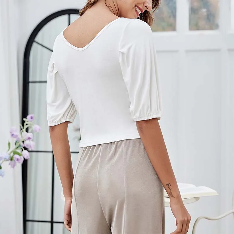 

Women Solid Color Half Sleeve Deep V Neck Simplicity Harajuku T Shirt Casual Streetwear Slim Plus Size Female Short Tops