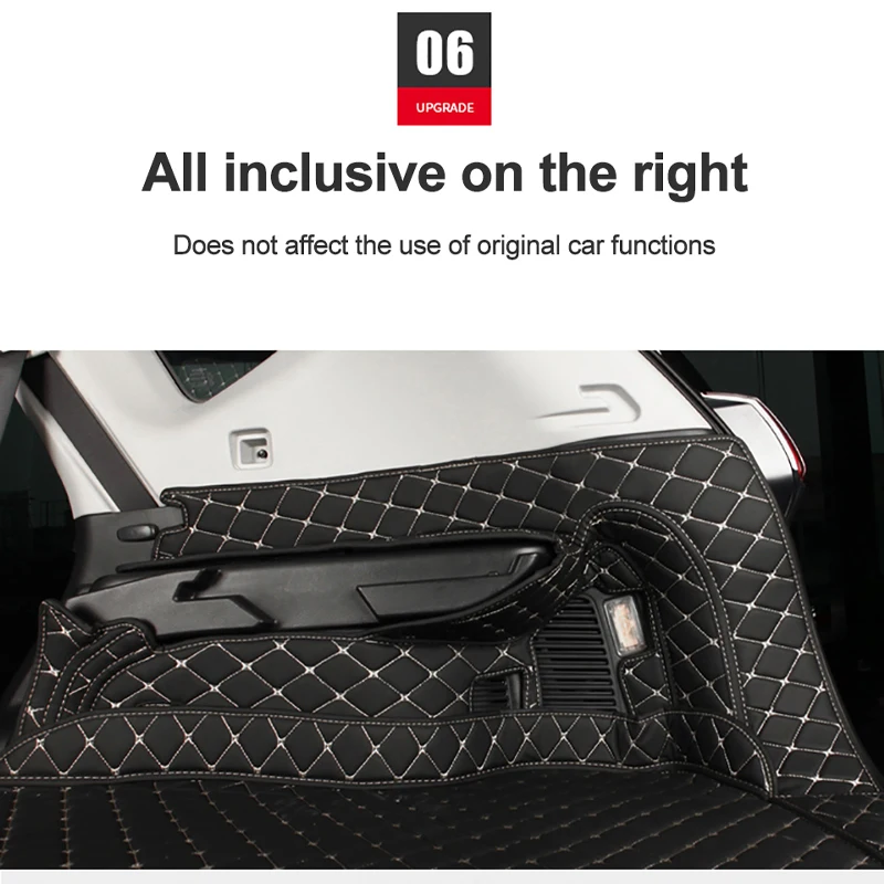 

KADULEE leather car trunk mats for NIssan X-trail 2014-2021 2008-2013 years for 5 seats 7 seats suv cargo liner accessories