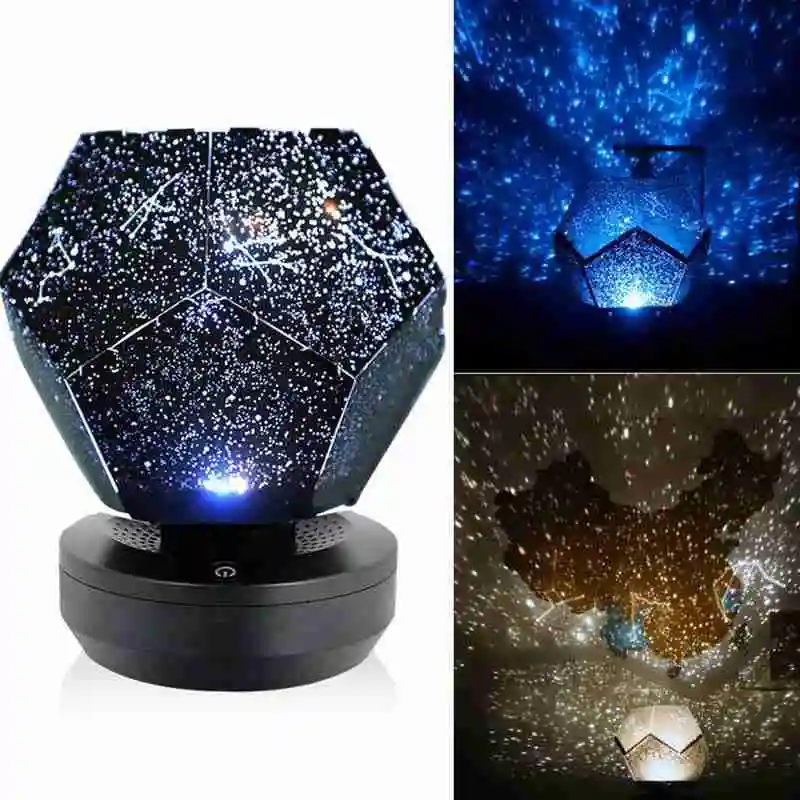 

LED Night Projector Light Romantic Rotating Projector Starry Sky Star Projector Lamp Baby Nursery Light For Birthday Christmas