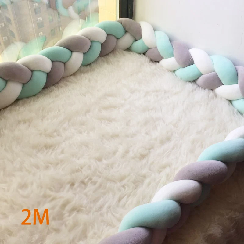 1 м/2 5 м/3 М/4 м бамперы в подушка для игрушечной кроватки Постельное белье