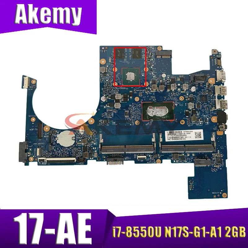 

For HP ENVY 17-AE Series Laptop Motherboard 940819-601 940819-001 6050A2923801-MB-A01 i7-8550U N17S-G1-A1 2GB