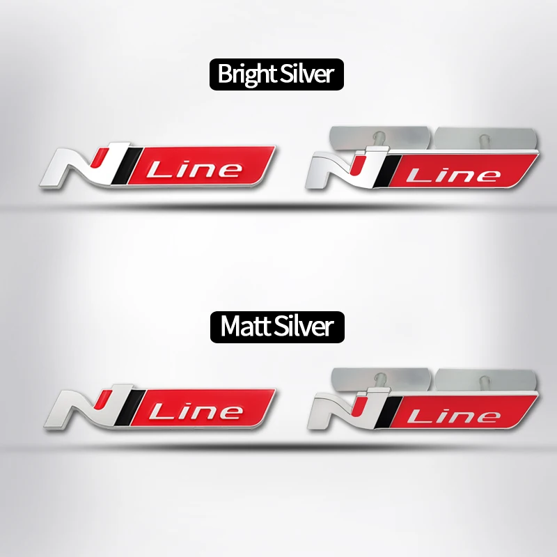 Значок на багажник автомобиля боковая наклейка N-образный знак решетки радиатора