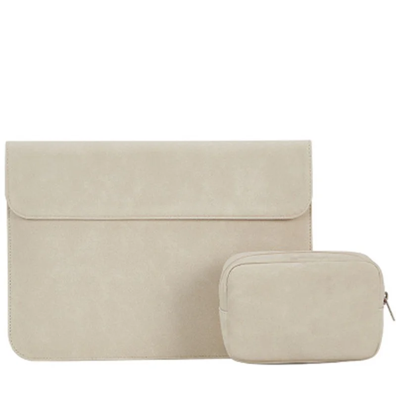 

Magnetic Buckle PU Laptop Sleeve Bag For Xiaomi Macbook Pro 13 Case Air 11 12 2020 New 15 16 Touch/ ID Bar Women Men Cover
