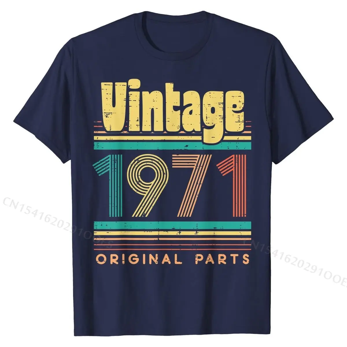 Футболка мужская хлопковая с оригинальными деталями в винтажном стиле | Мужская