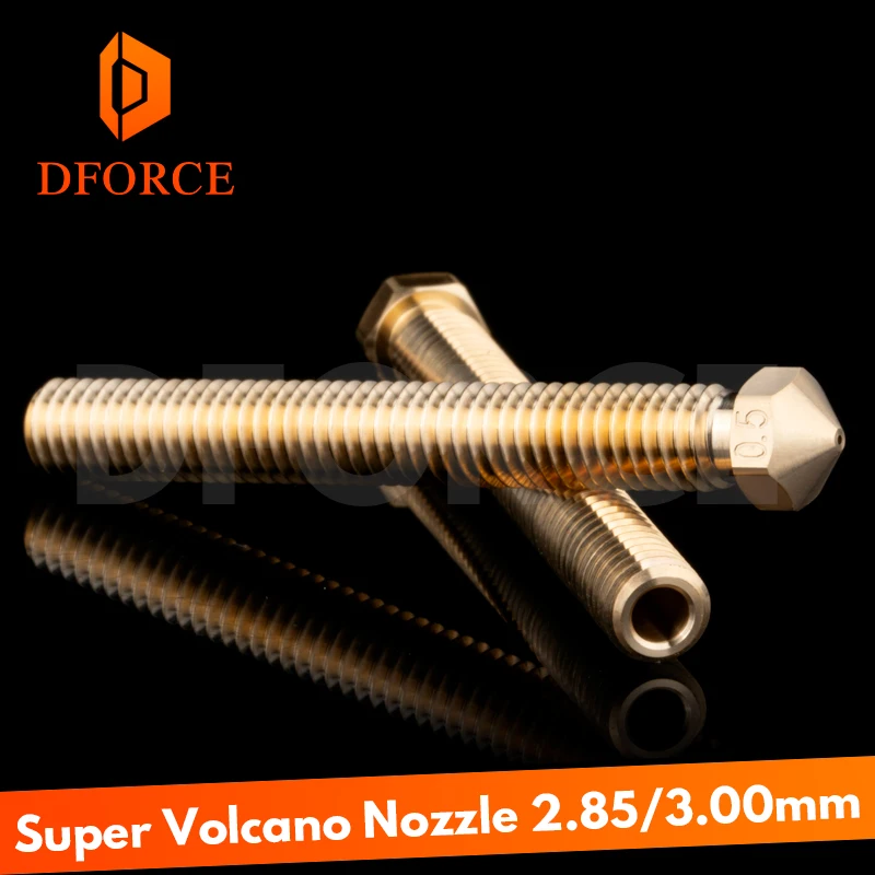 Насадка DFORCE Super Volcano 2 85/3 0 мм наполнитель с большим потоком 3D pinter для Hotend латунная