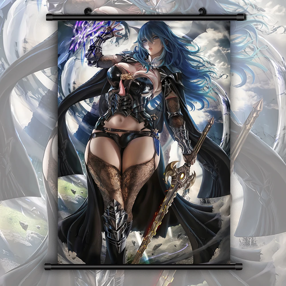 Плакат с эмблемой огня трех домов Byleth Аниме Манга|Рисование и каллиграфия| |