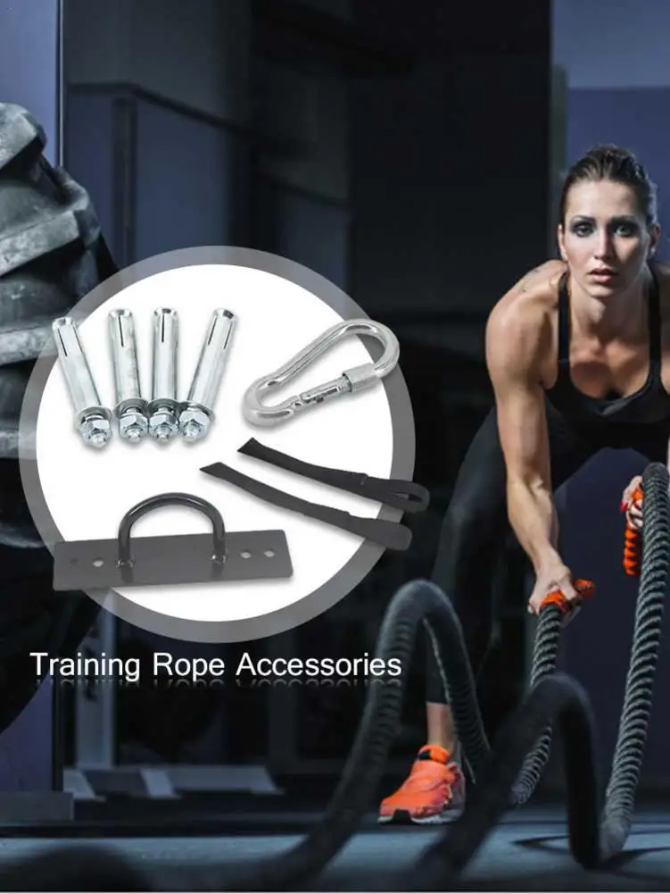 

Training Rope Accessories Sandbag Hammock Hook Rope Wall Anchor For Home Gym Fitness Equipment Accessories