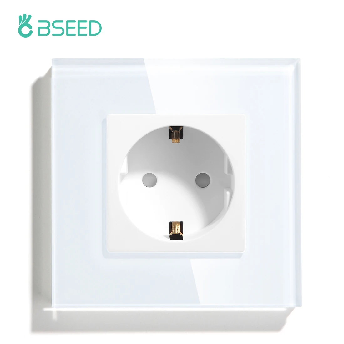 BSEED ЕС Мощность разъем одиночный розетки двойной электрический Стекло тройной