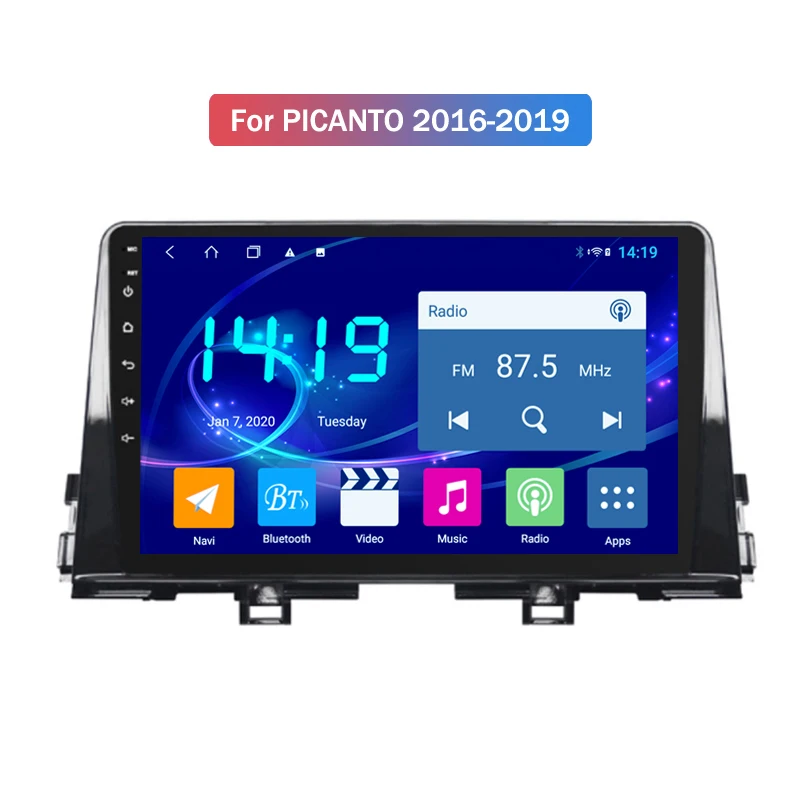 

Автомобильный радиоприемник 4G + 64G Android 10 для Kia Morning Picanto 2016-2018 IPS 9 дюймов Автомобильный GPS навигатор радио Поддержка SWC Carplay DSP 4G
