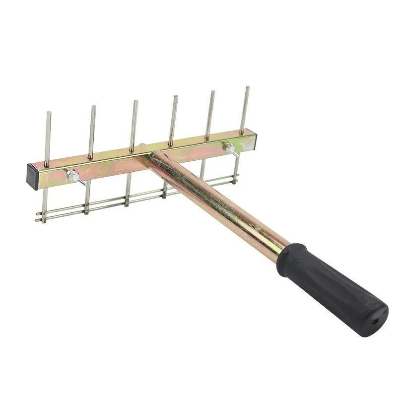 Портативный садовый культиватор со стальными брусками аэратор для копания