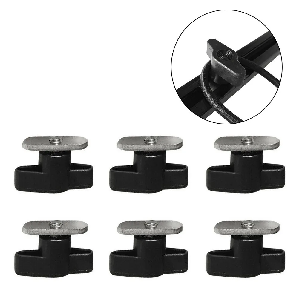 

6pcs Stainless Steel Kayak Screws Nuts Rail Track Kit For Marine Canoe Dinghy Boats M6 Screws Replacement Parts Accessories