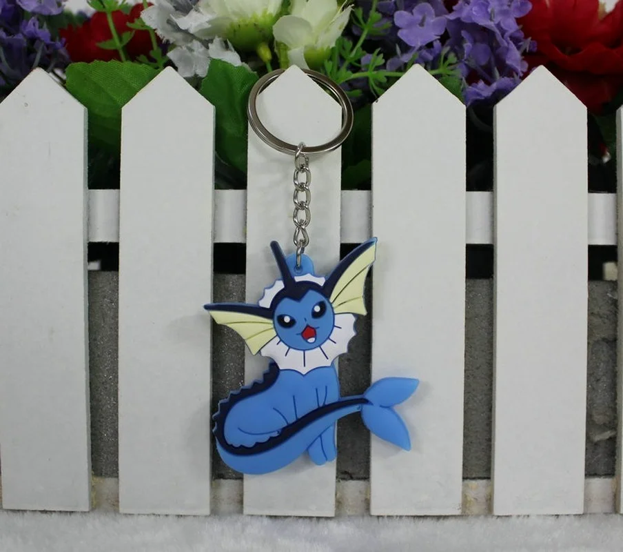 Брелок для ключей Pokemon Eevee милый мультяшный персонаж аниме школьная сумка