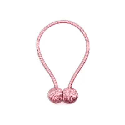 Pink 1 Магнитный шар, кольцо для занавесок, жемчужный галстук, веревка, зажимы, аксессуары, стержни, Holdbacks, пряжка, аксессуары, держатель для крючка, домашний декор - Цвет: Pink 1