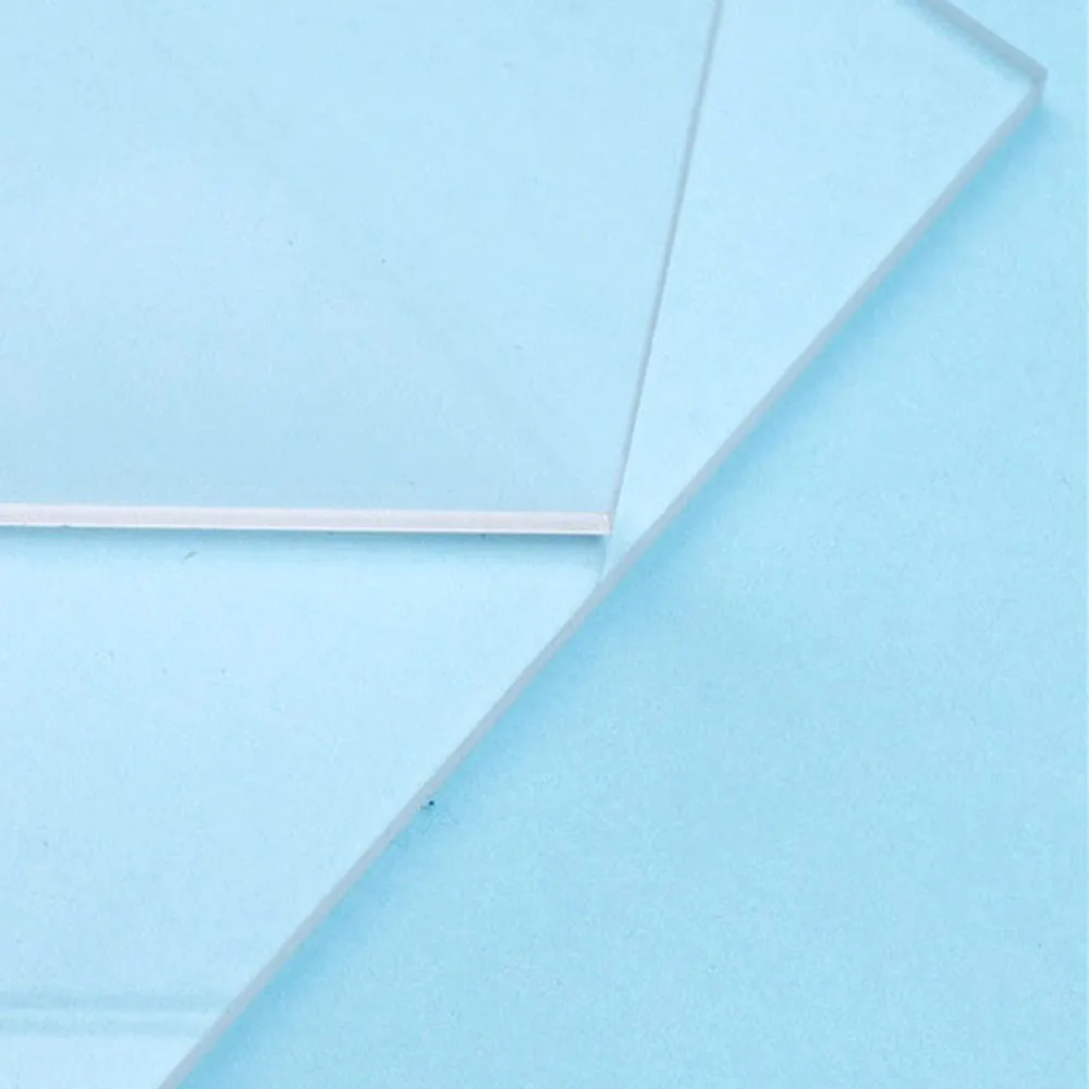 Большие акриловые наклейки Прозрачная Пластина глина акриловое органическое