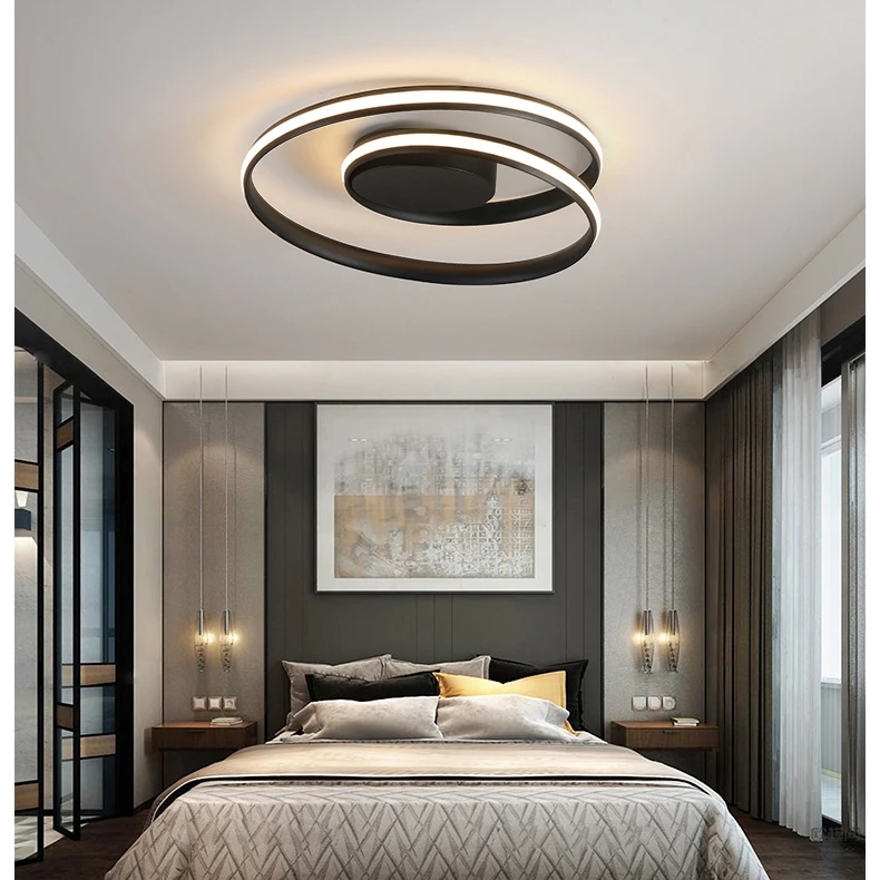 Простой акриловый современный светодиодный потолочный светильник в новом стиле