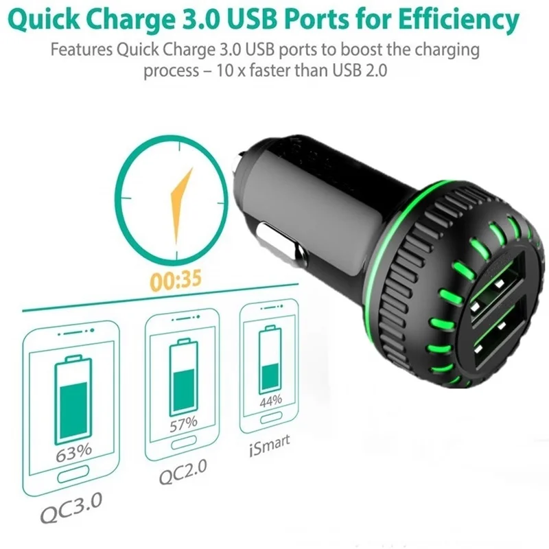 Tongdaytech 45 Вт USB Автомобильное быстрое зарядное устройство для iPhone XS 11 Pro Max PD зарядное устройство Quick Charge 4,0 QC 3,0 Cargador для samsung S10 Xiaomi