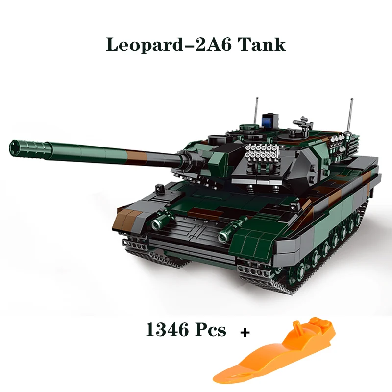Новинка XINGBAO 06040 Germay Leopard 2A6 основной боевой танк военная модель строительные