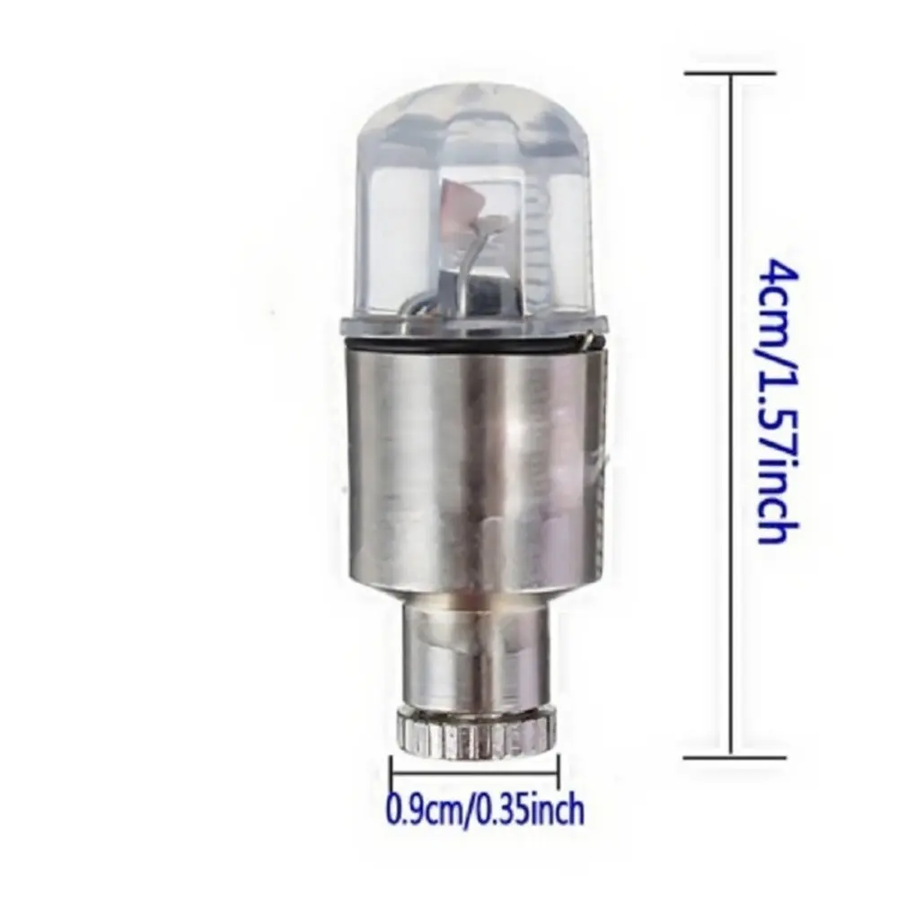 

2 Pairs Led Flash Tire Wheel Valve Cap Light For Car Bike Bicycle Motorcycle